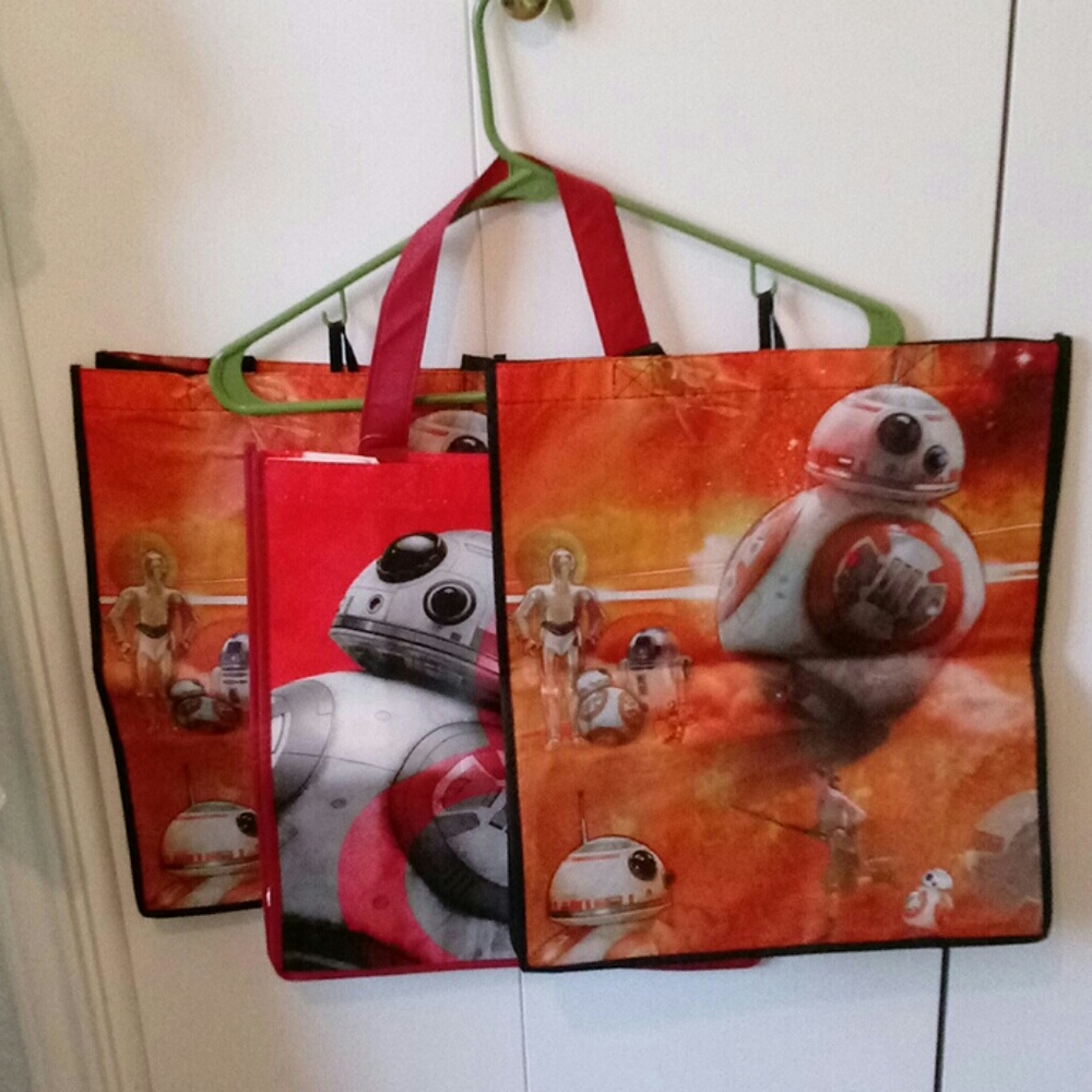 Lot of 3 star wars tote bags